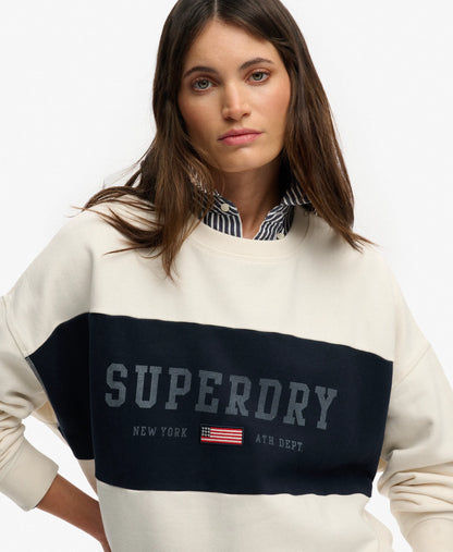 Athletic Essentials Flag Embroidered Sweatshirt