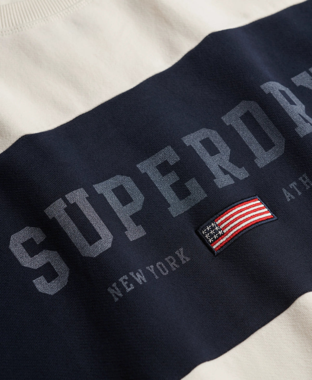 Athletic Essentials Flag Embroidered Sweatshirt