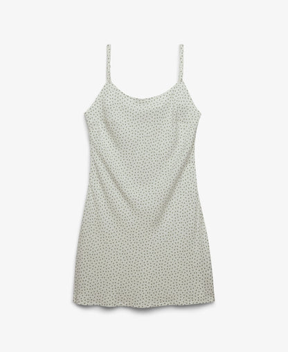 Light Jade Green Ditsy Hearts