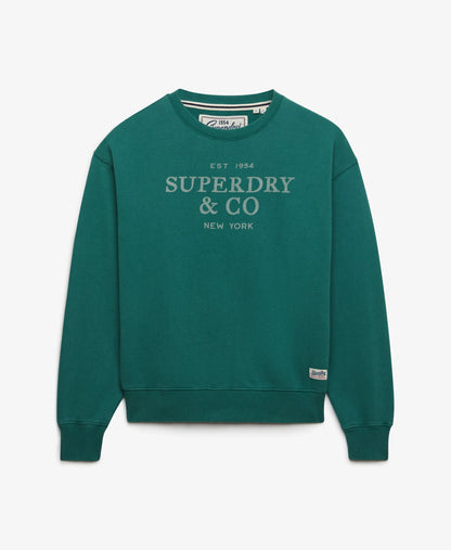 Luxe Casual Loose Crew Sweatshirt