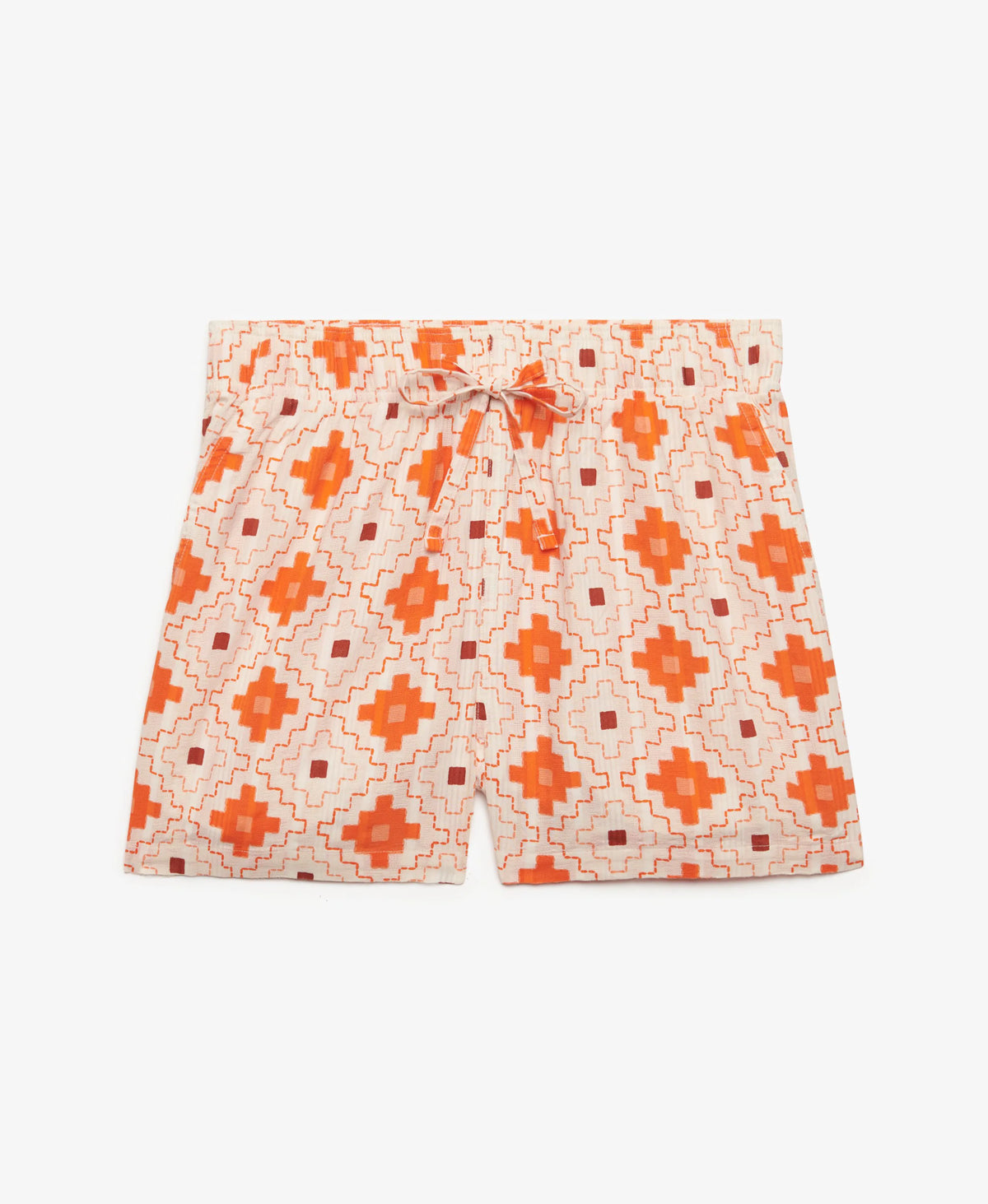 Sashiko Tile Orange