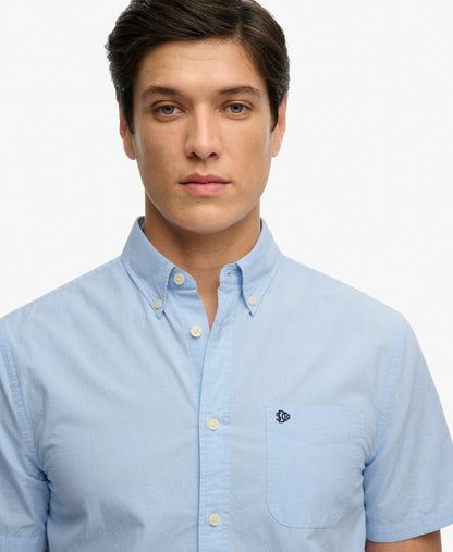 Blue Micro Houndstooth