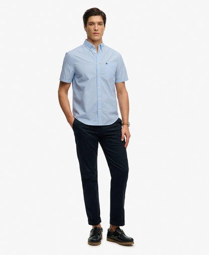 Blue Micro Houndstooth
