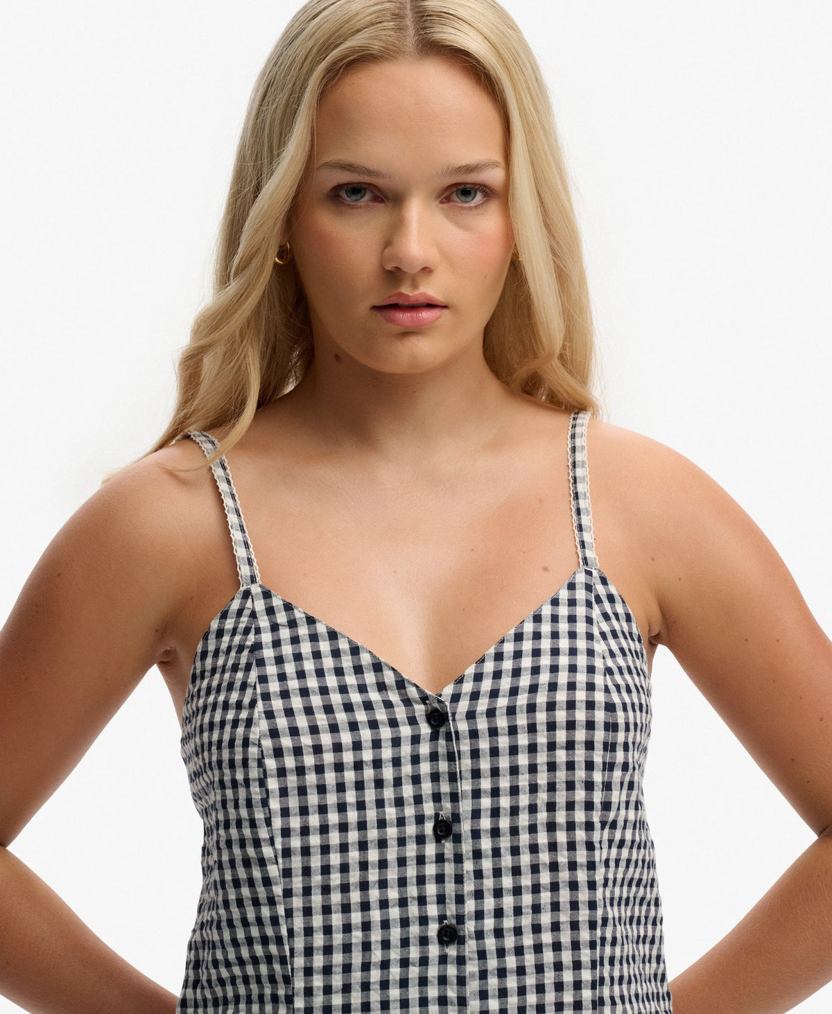 NAVY GINGHAM