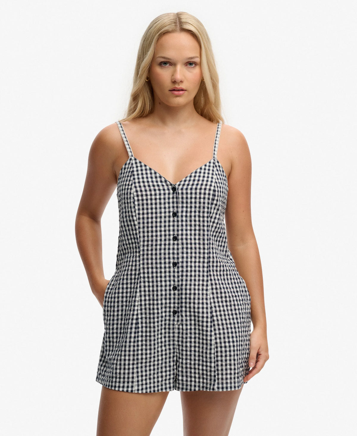 NAVY GINGHAM