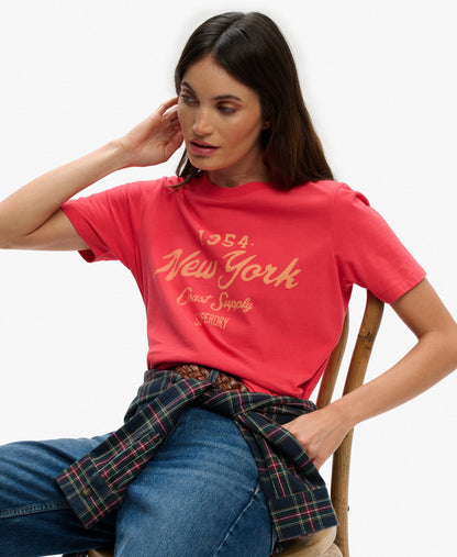 Vintage Wash Red