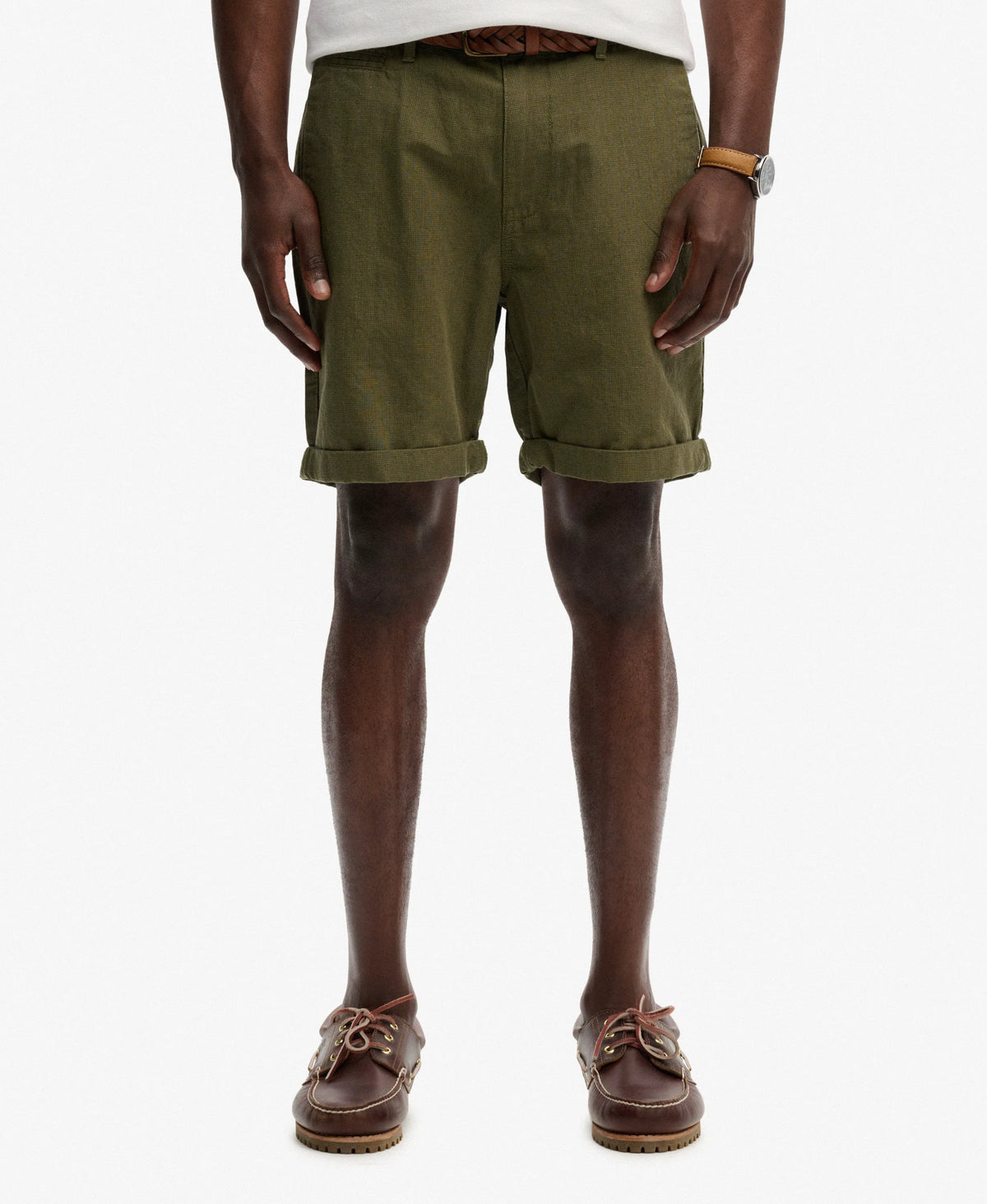 Olive Houndstooth