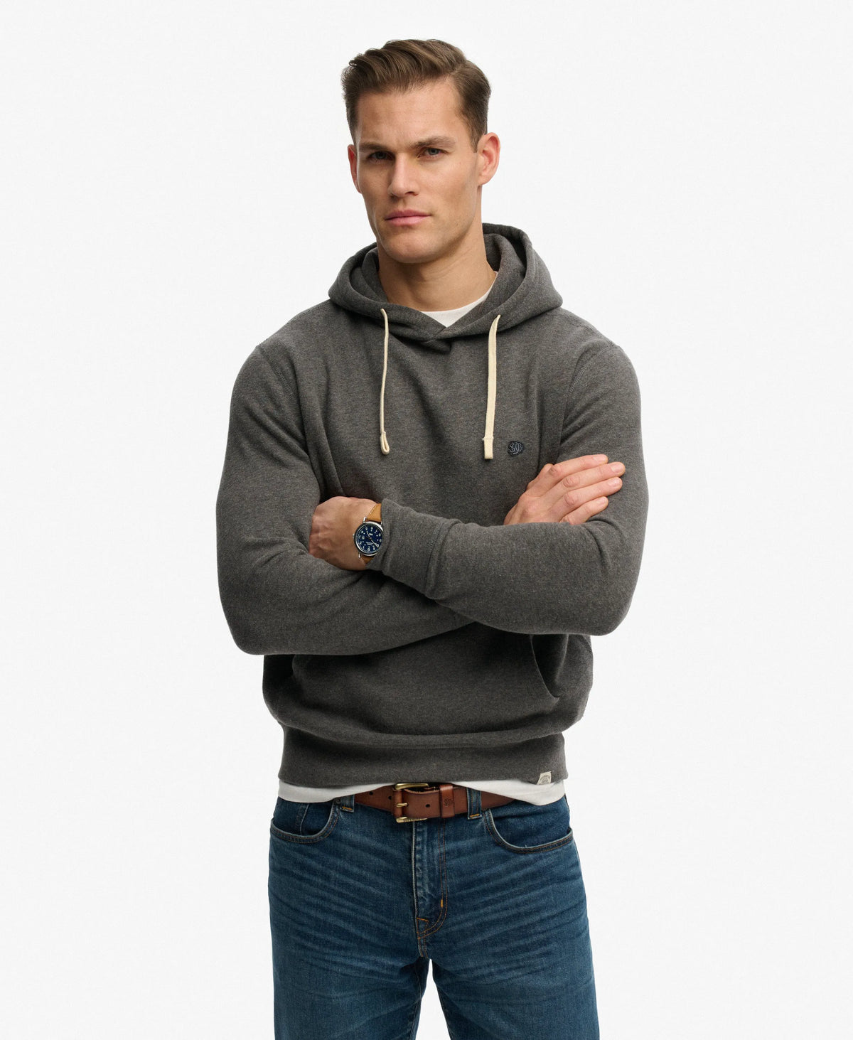 Monogram Embroidered Hoodie
