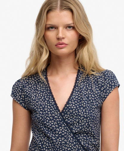 Navy Ditsy