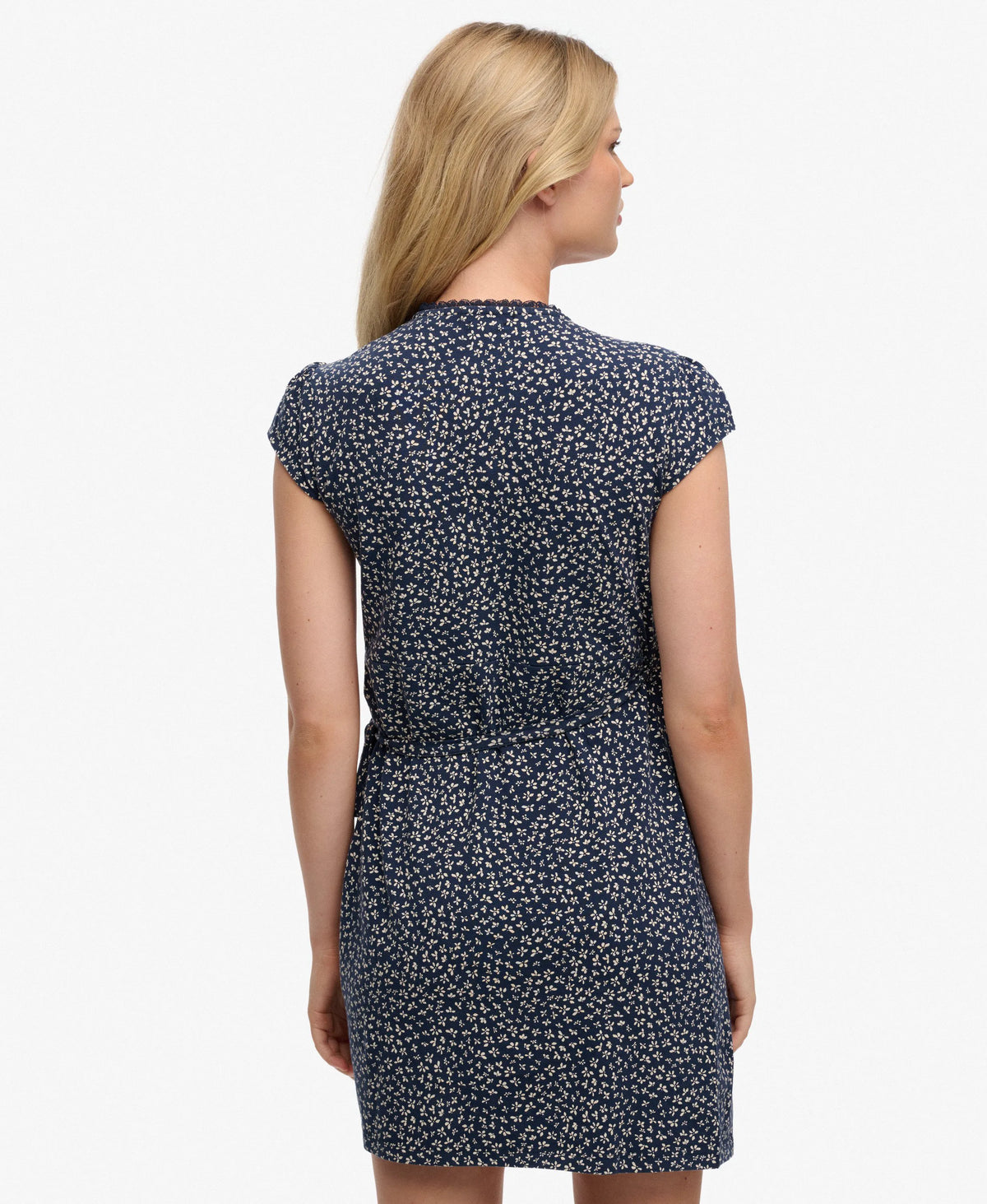 Navy Ditsy