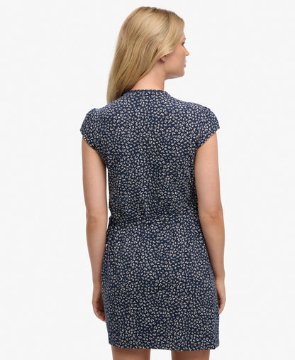 Navy Ditsy