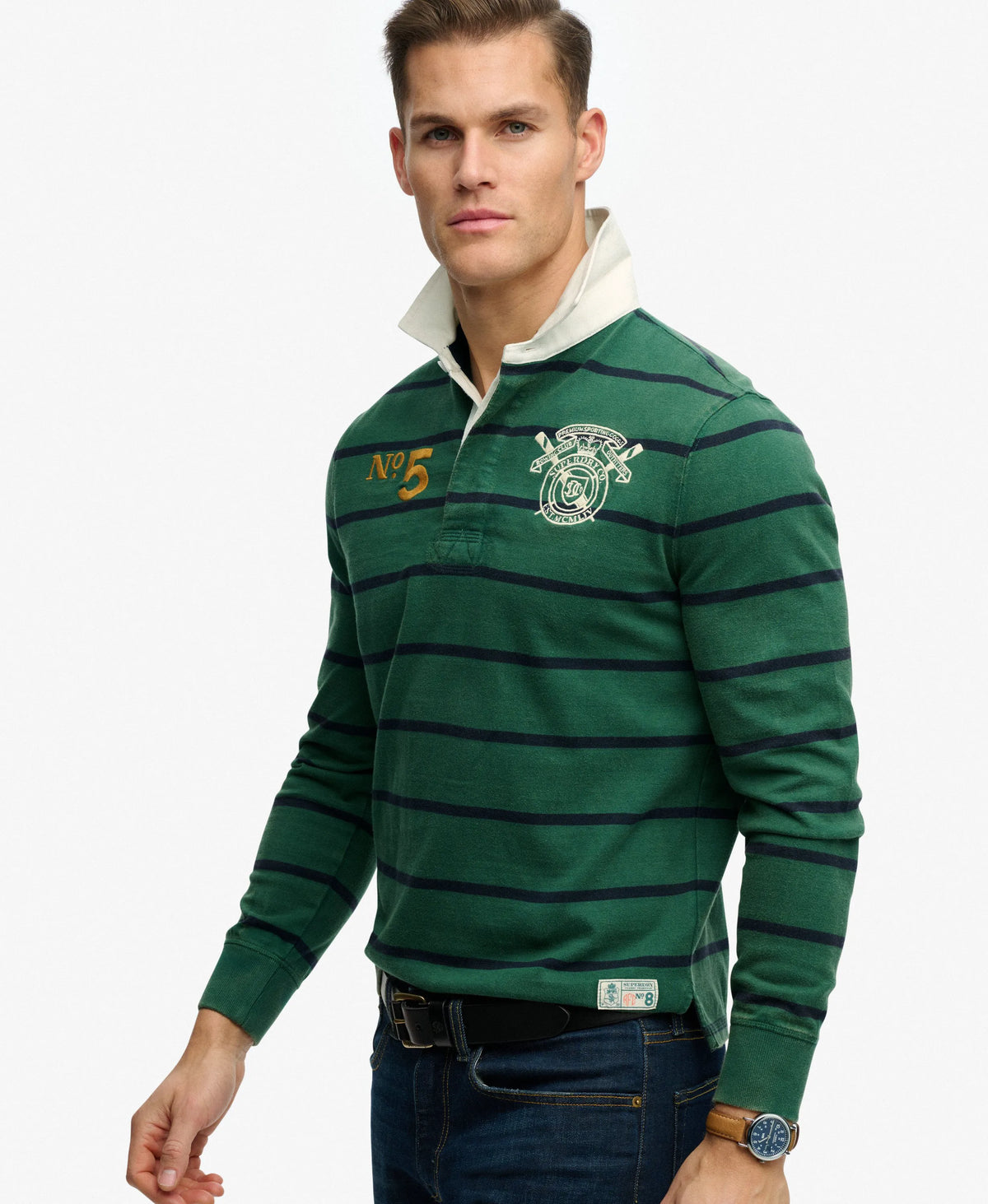 Hunter Green Stripe