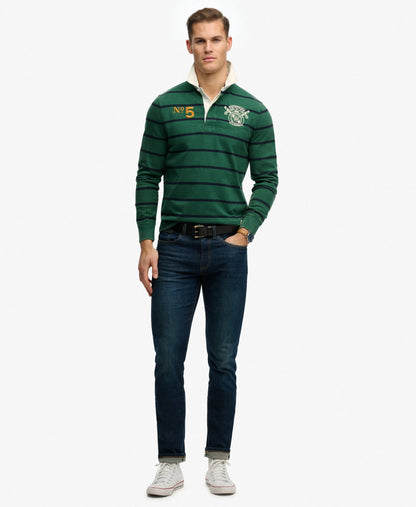 Hunter Green Stripe