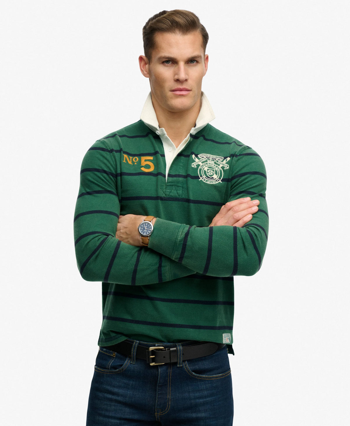 Hunter Green Stripe