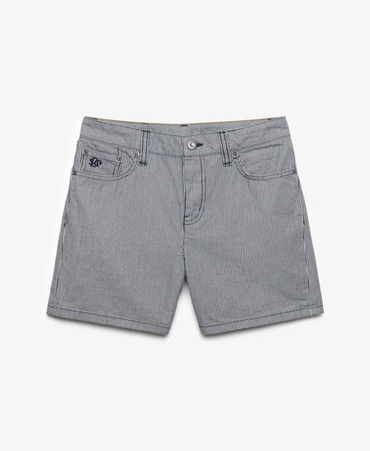 Mid Rise Stripe Shorts