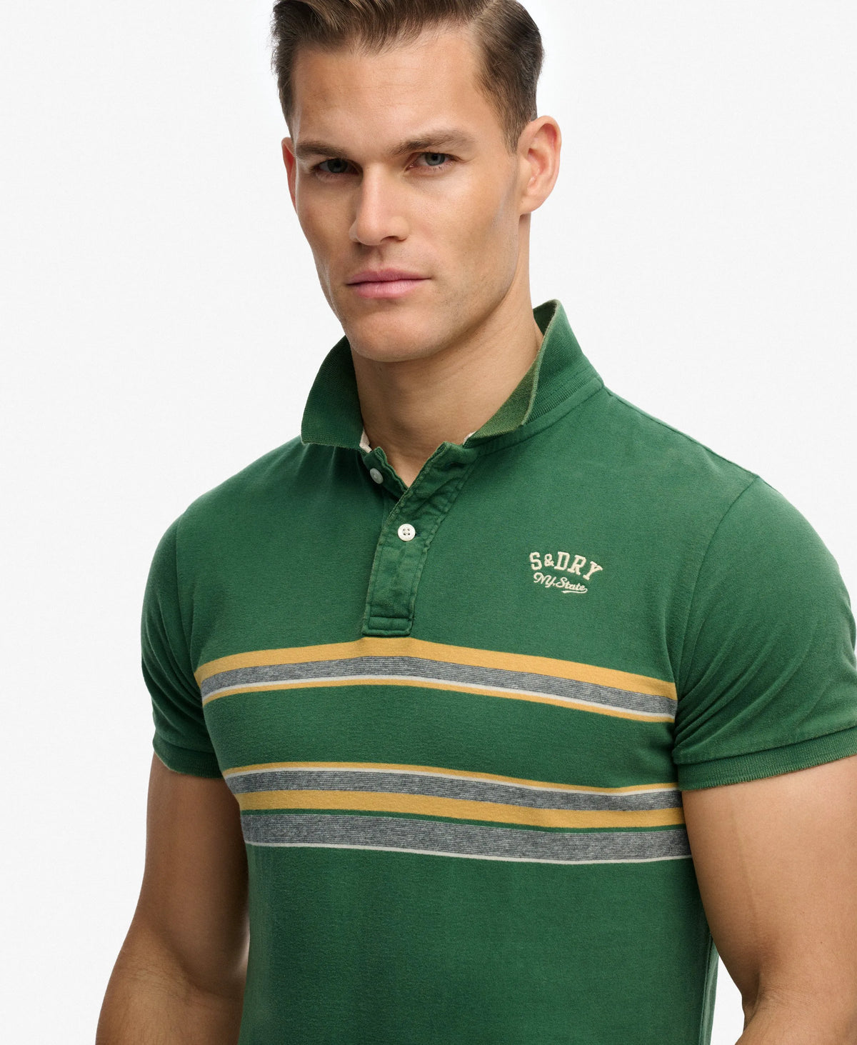 Green Chest Stripe