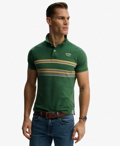 Green Chest Stripe