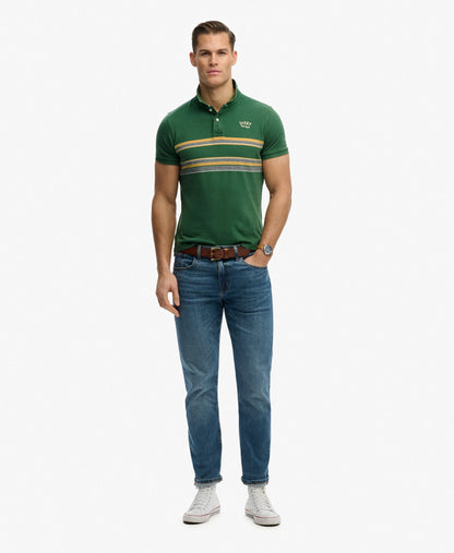 Green Chest Stripe