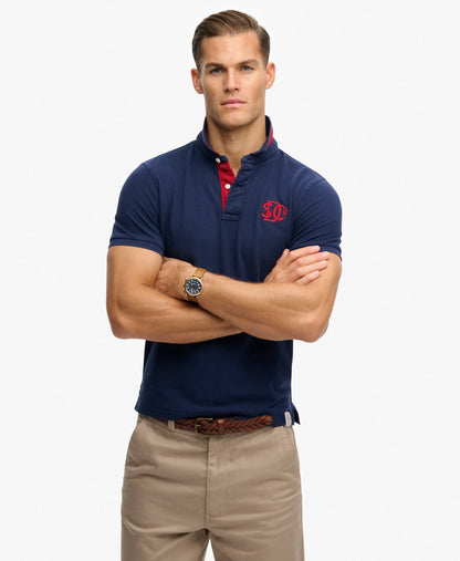 Darkest Navy/Red