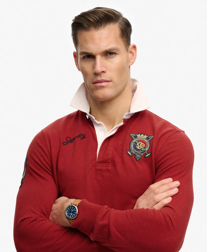 Double Emblem Rugby Top