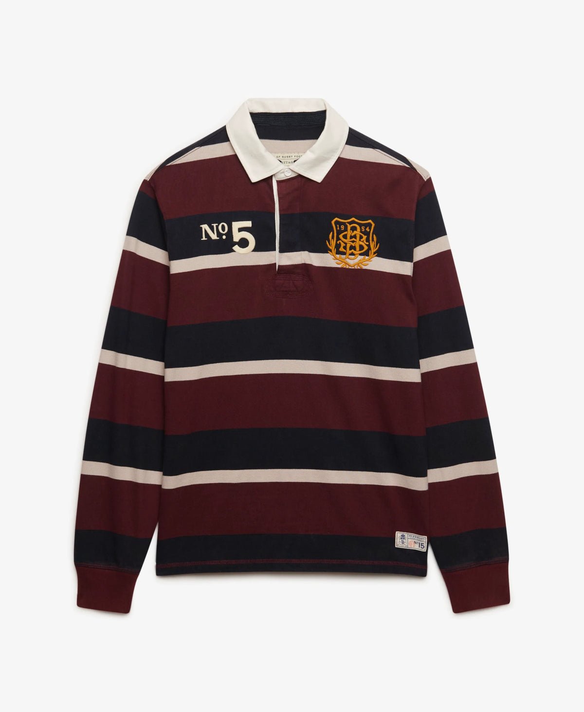 Port/Navy Stripe
