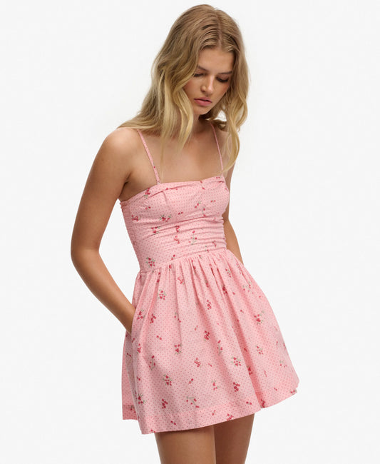 Polka Floral Pink