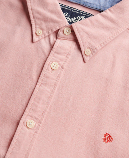 Peach Amber Pink Chambray