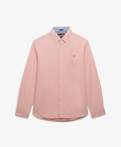 Peach Amber Pink Chambray