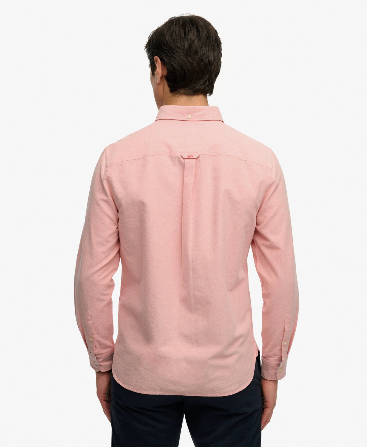 Peach Amber Pink Chambray