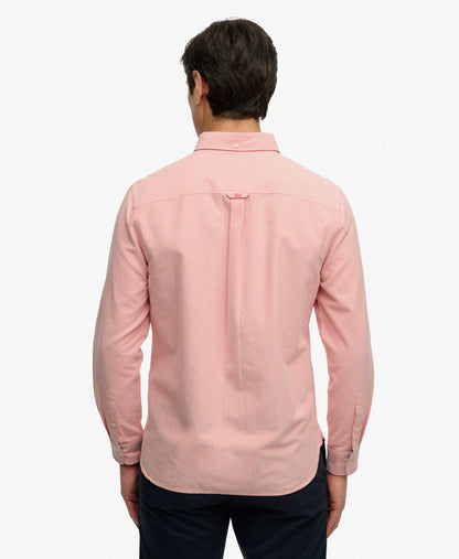Peach Amber Pink Chambray