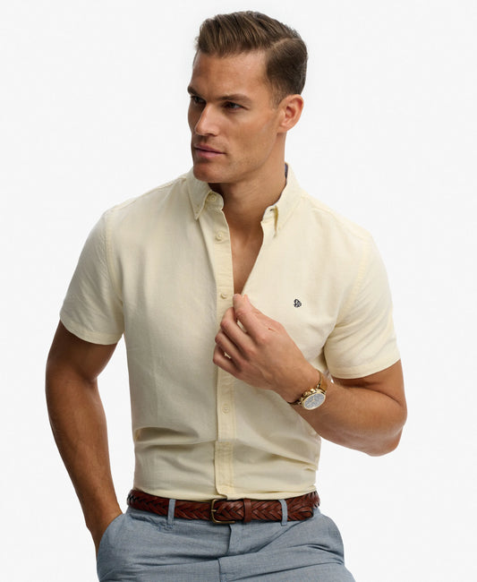 Pastel Yellow Chambray