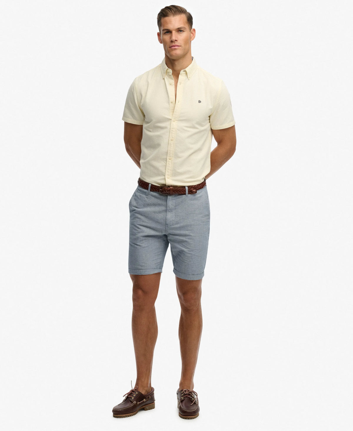 Pastel Yellow Chambray