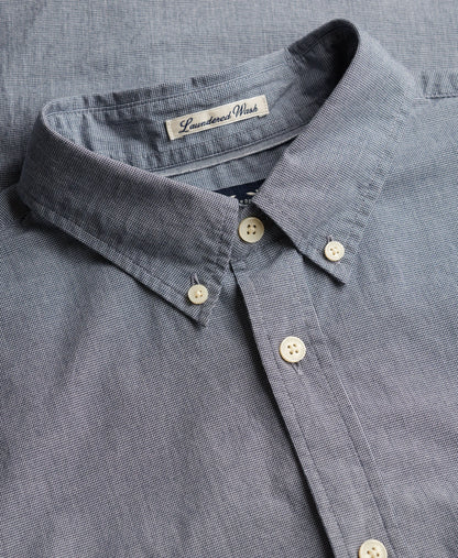 Navy Micro Houndstooth