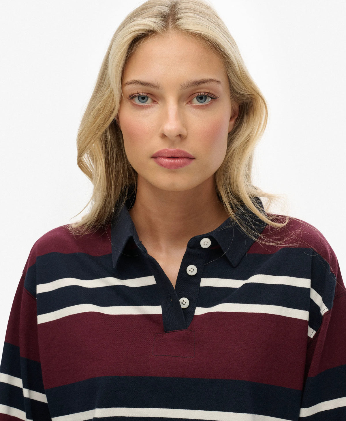 Port Red/Ecru Stripe