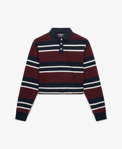 Port Red/Ecru Stripe