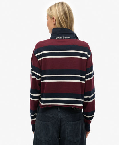 Port Red/Ecru Stripe