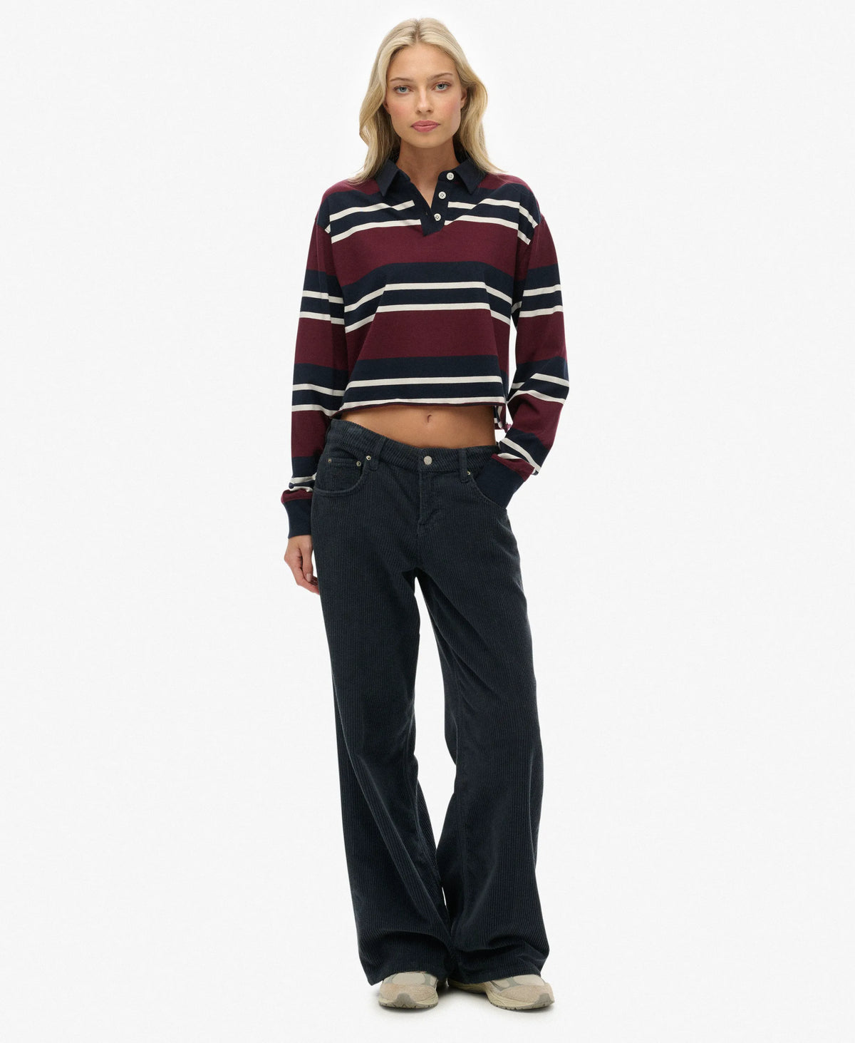 Port Red/Ecru Stripe