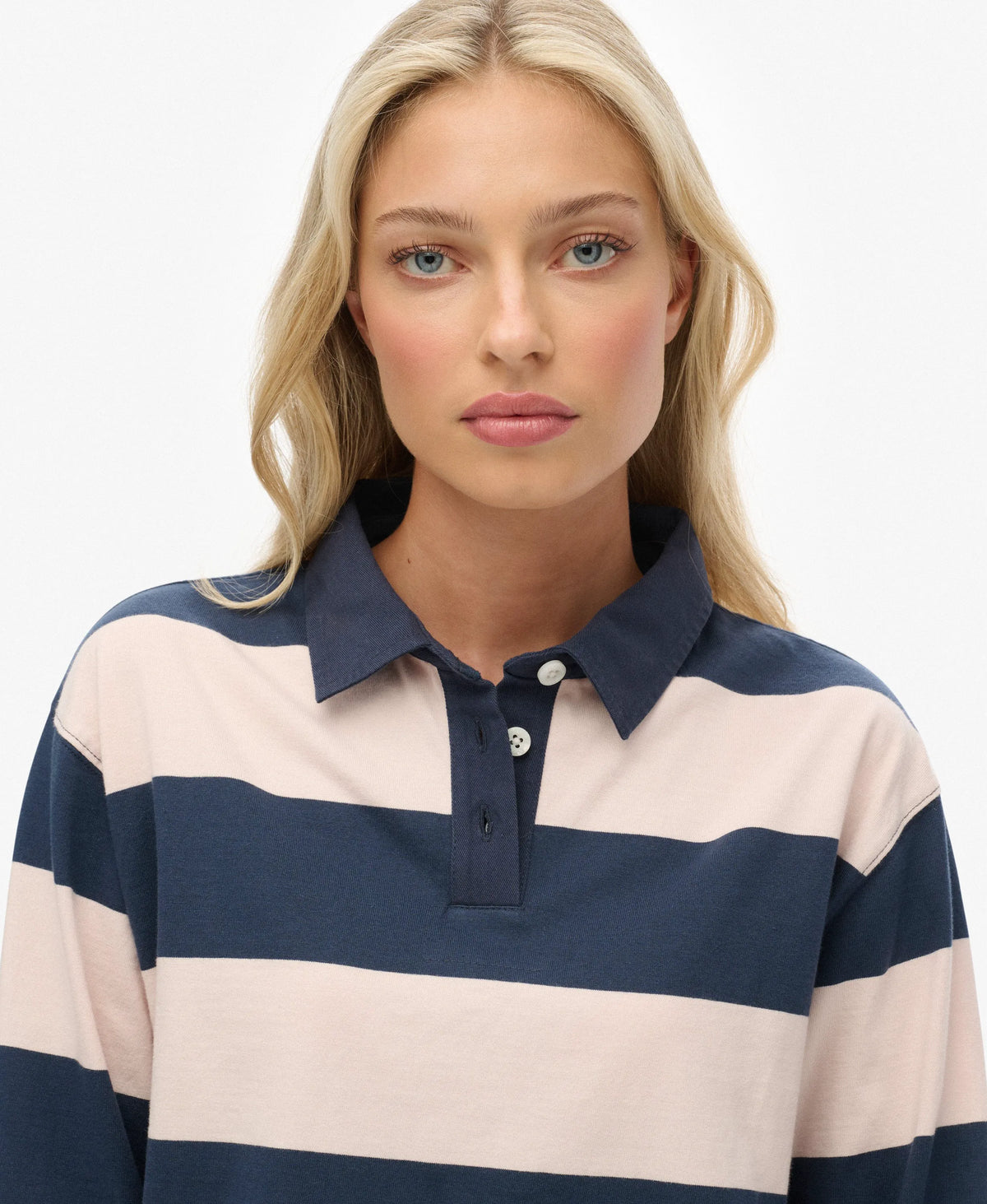 Classic Navy/Pink Stripe