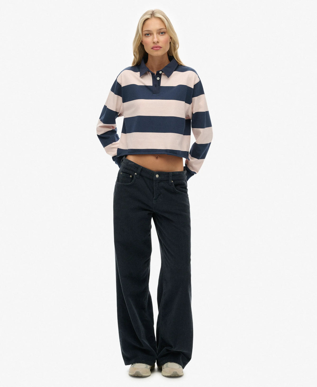 Classic Navy/Pink Stripe