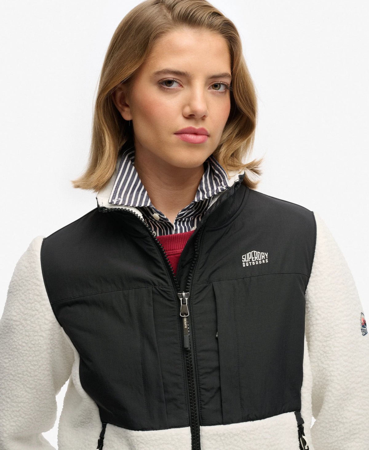 Polar Fleece Hybrid Trekker Jacket