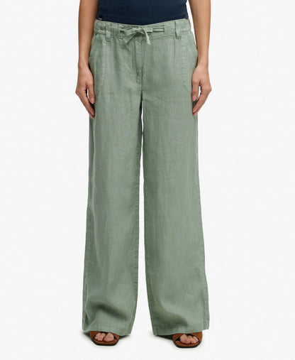 Linen Low Rise Pants