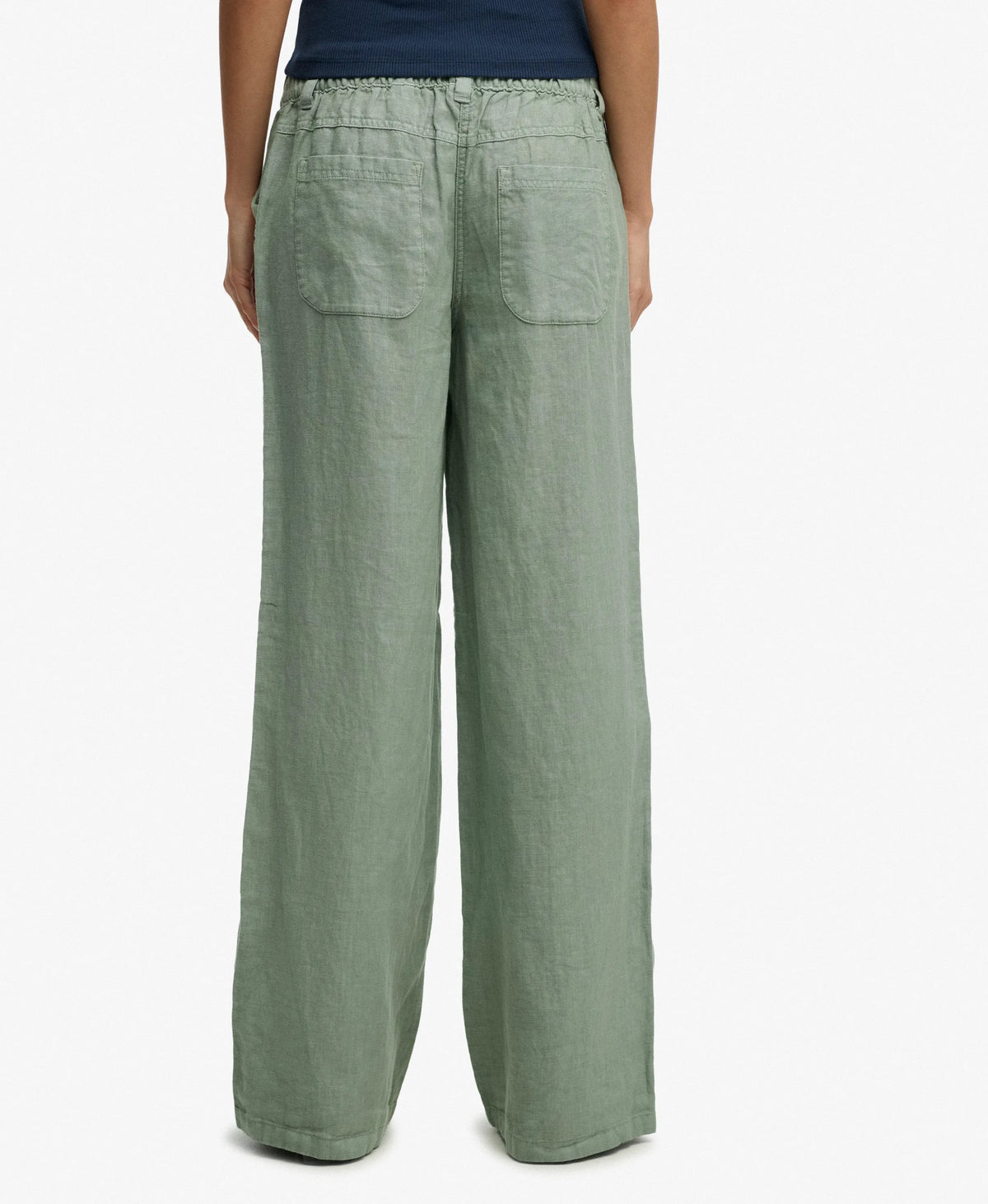 Linen Low Rise Pants