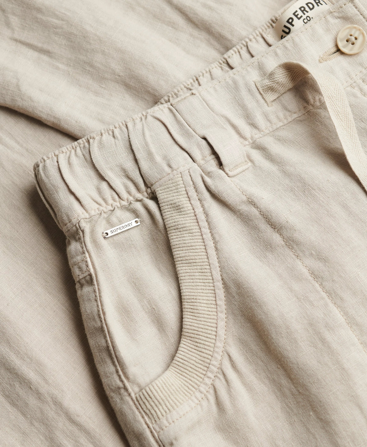 Linen Low Rise Pants