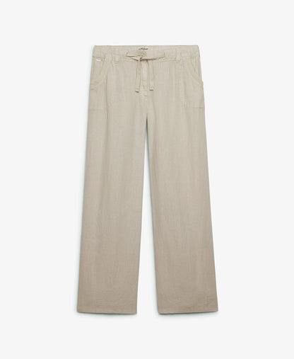 Linen Low Rise Pants