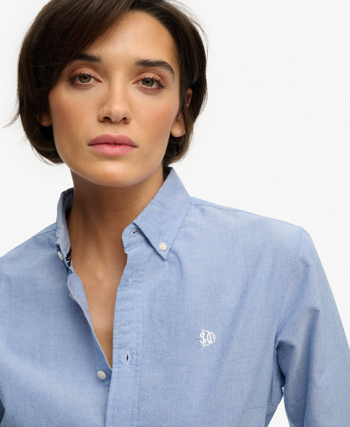 AZURE BLUE CHAMBRAY OXFORD