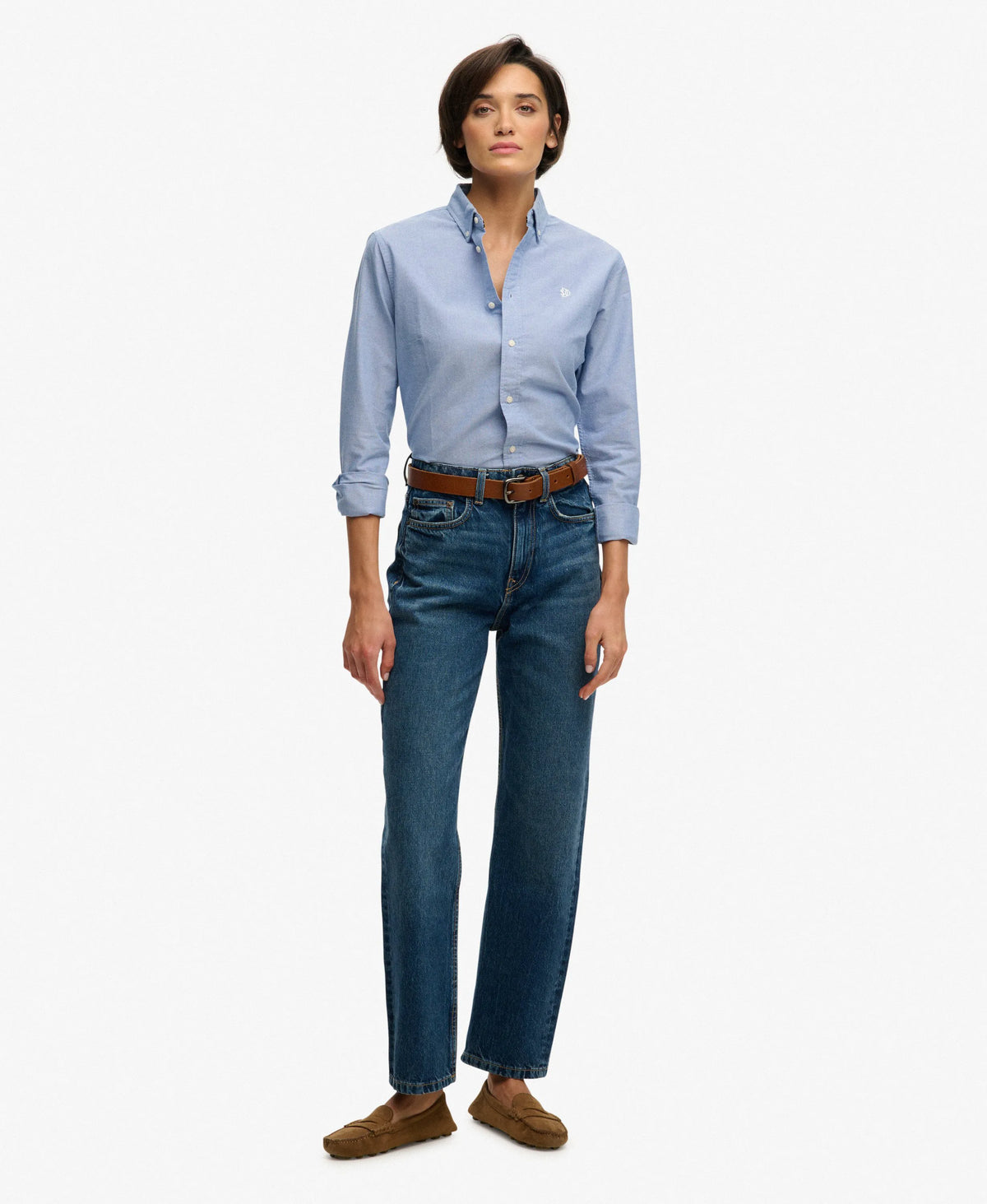 AZURE BLUE CHAMBRAY OXFORD