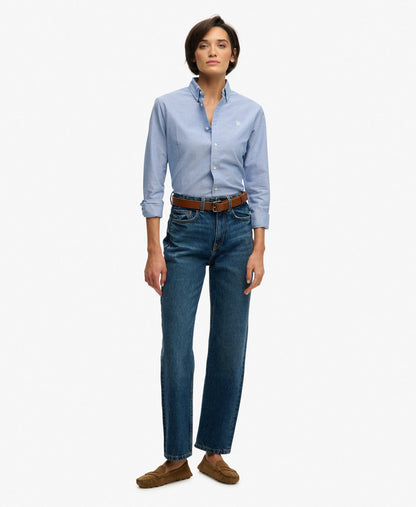 AZURE BLUE CHAMBRAY OXFORD