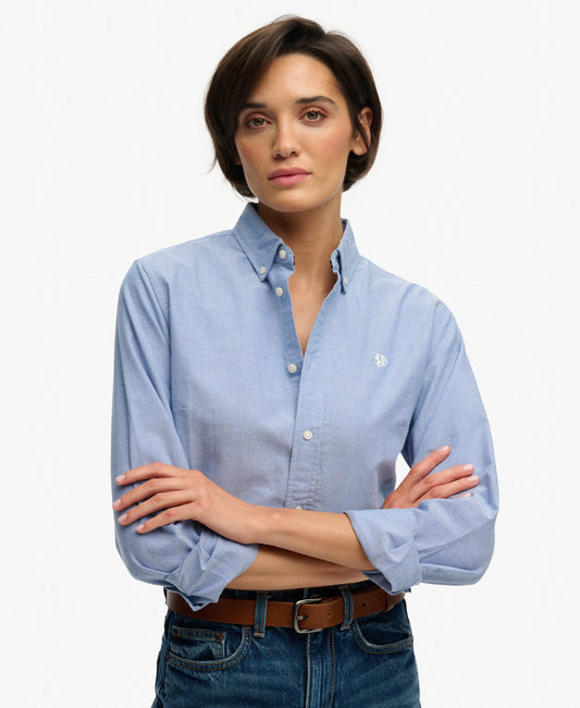 AZURE BLUE CHAMBRAY OXFORD