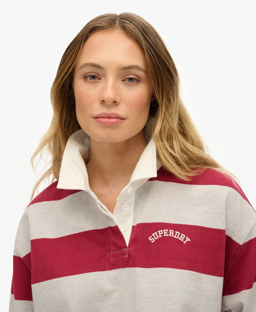 Bordeaux Red Stripe