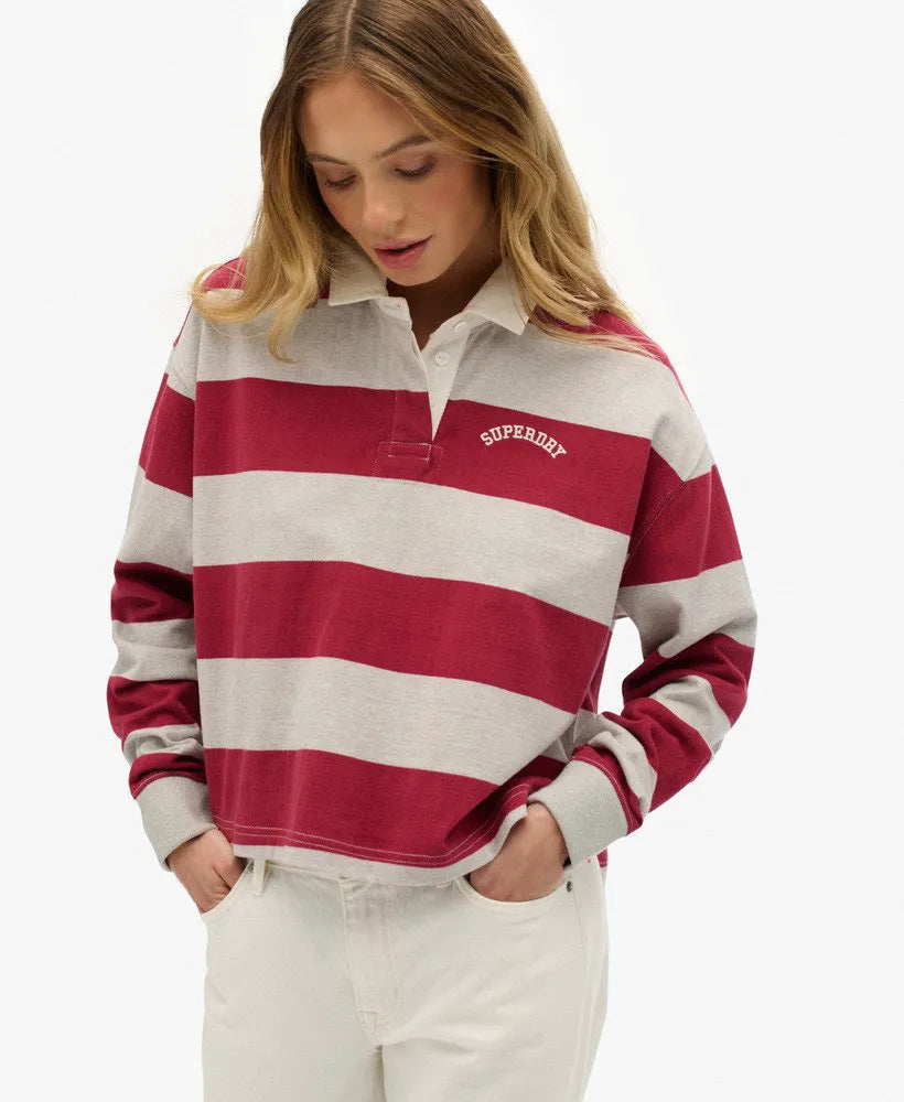Bordeaux Red Stripe